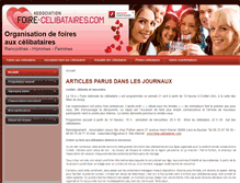 Tablet Screenshot of foire-celibataires.com